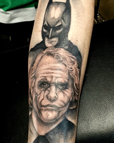 Batman and Joker Tattoo