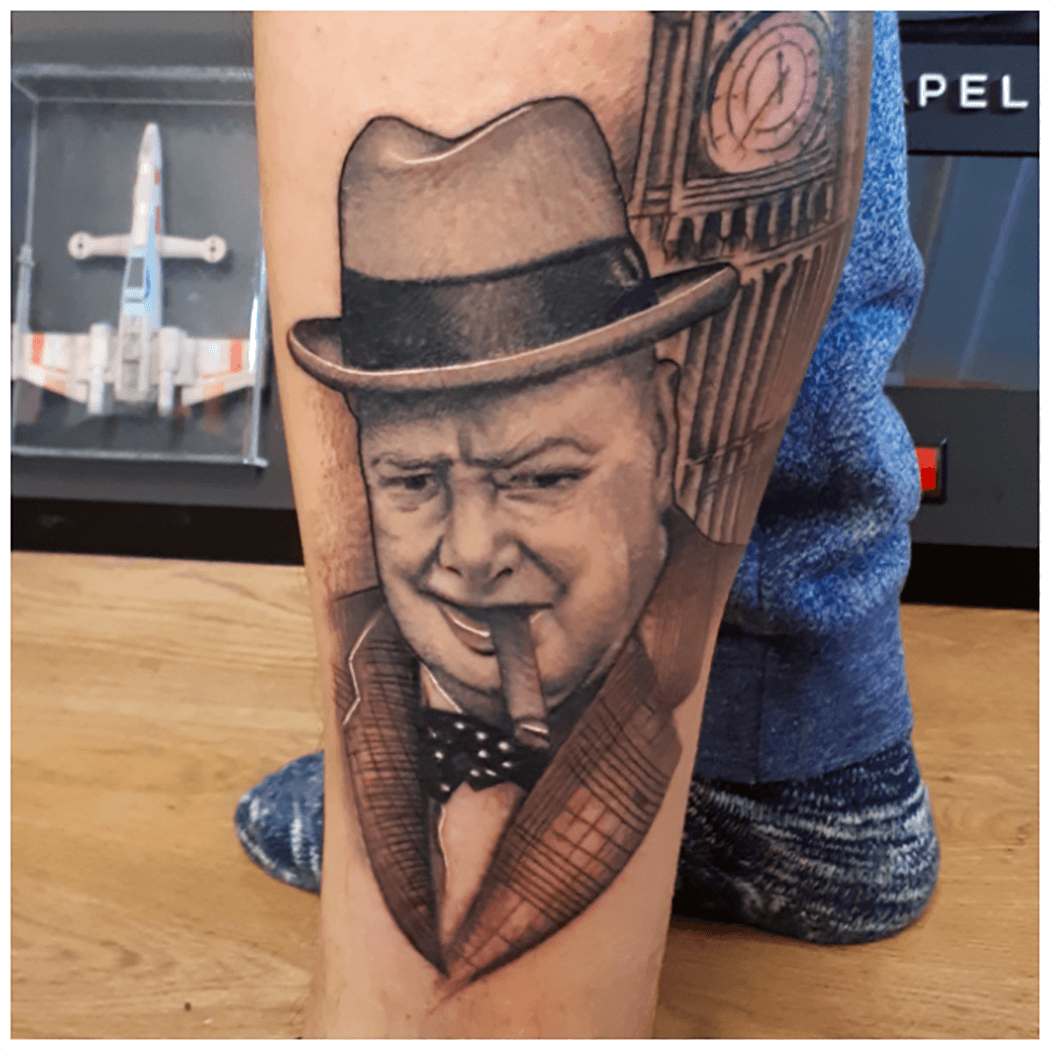 Winston Churchill Tattoo